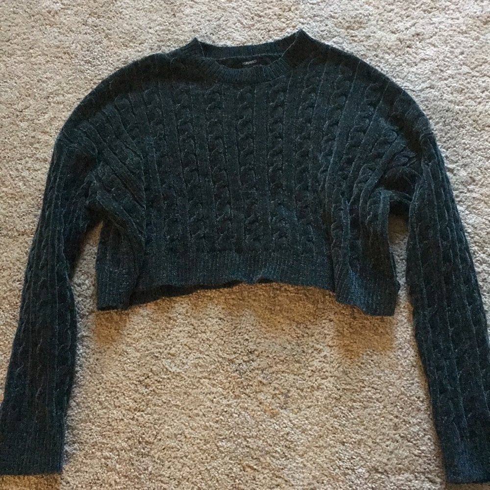 forever21 cropped sweater